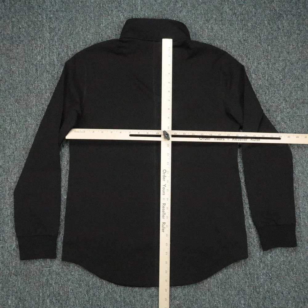 BYLT Basics Pullover Mens Small Black Elite Fairway Quarter Zip Athletic Golf